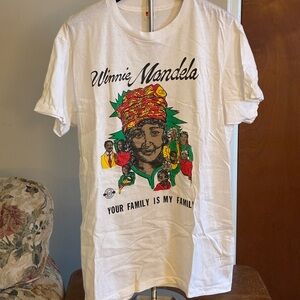 Winnie Mandela Graphic T-Shirt with Colorful Print